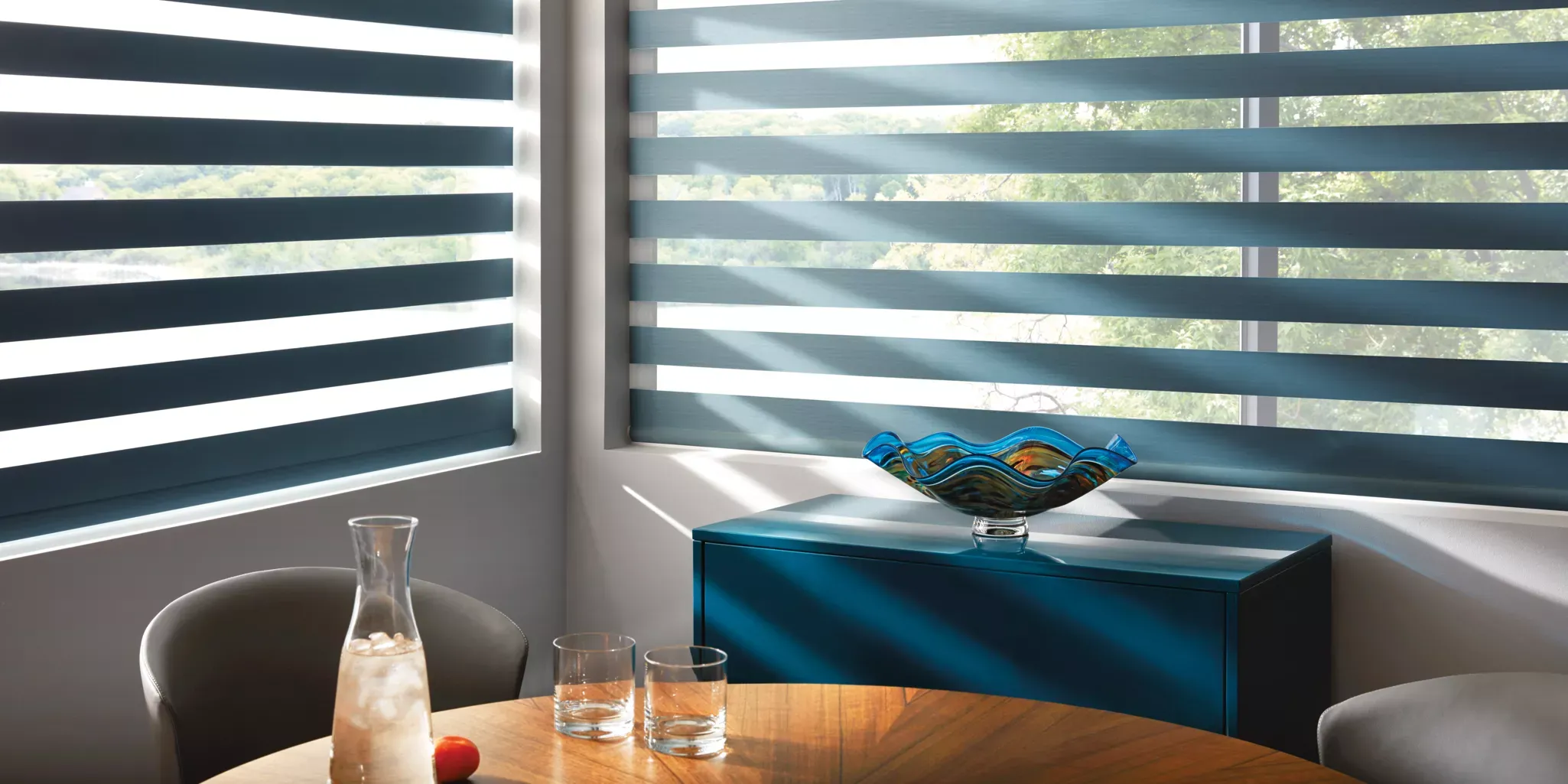 Hunter Douglas Banded Shades